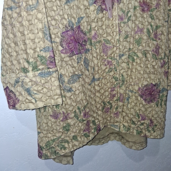 NWT SOFT SURROUNDINGS Floral Phoenicia Jacket - Picture 5 of 6